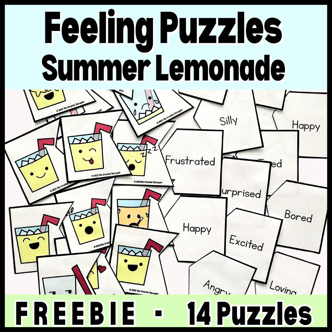 Easy Cut Feeling Puzzles: A Quick, Low Prep Task Box Activity for Social Emotional Learning