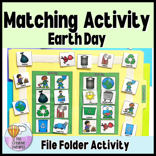 Earth Day Matching File Folder