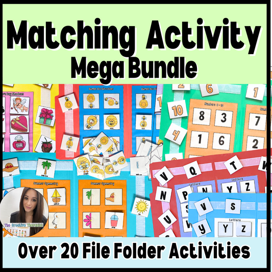 Matching File Folder Activities - MEGA BUNDLE