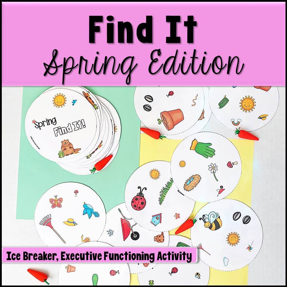 Spring FIND IT Card Game