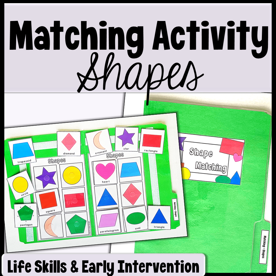 Matching File Folder Activities - MEGA BUNDLE