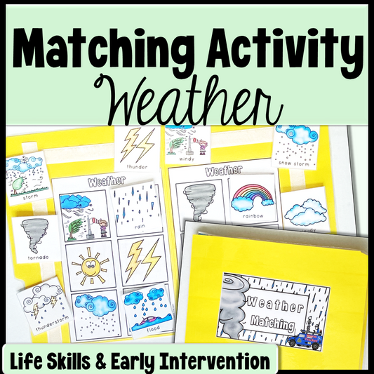 Weather Matching File Folder