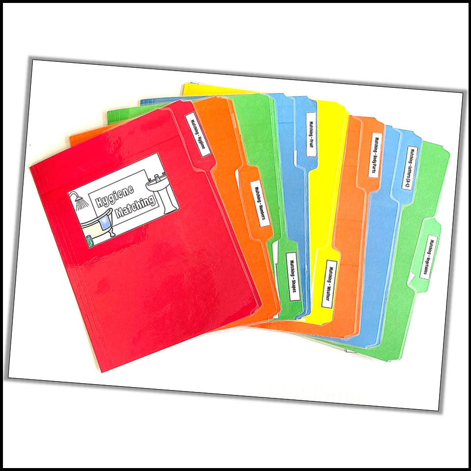 Hygiene Matching File Folder